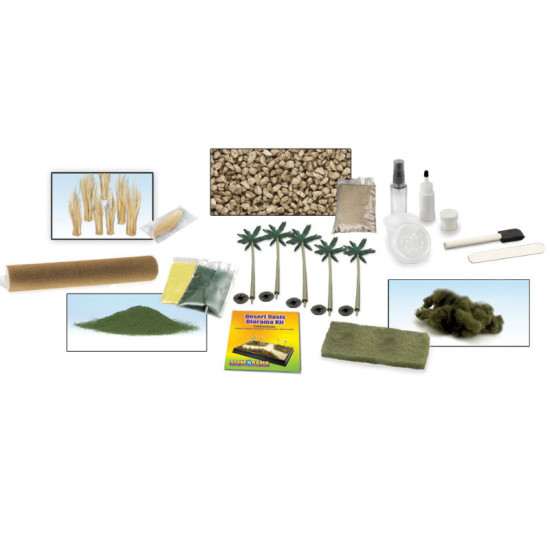 Model Making Desert Oasis Diorama Kit from Woodland Scenics